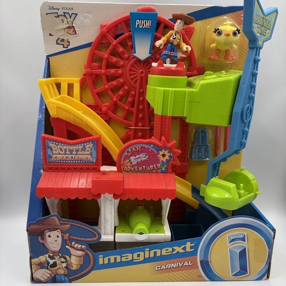 Toy Story 4 Fisher-Price Imaginext Playset Featuring Disney Pixar Carnival New